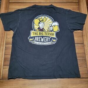 The Big Texan Brewery Black T-Shirt - Size Large